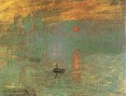Claude Monet sunrise oil painting on canvas